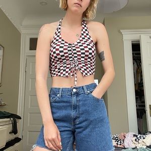Checkered top